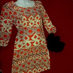 Papermoon 3/4 length sleeve mini dress